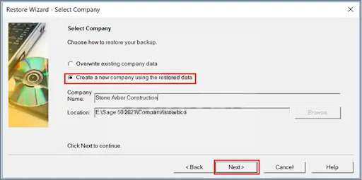 Create a new company