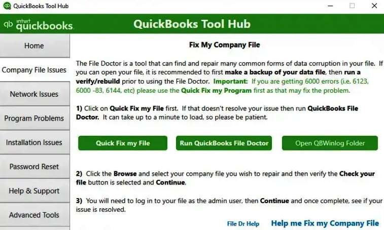 Fix my Company File