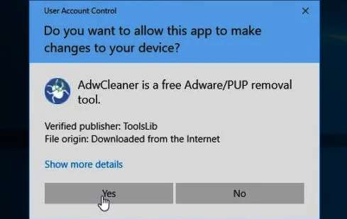 Malwarebytes Adwcleaner