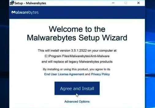 Malwarebytes Setup Wizard