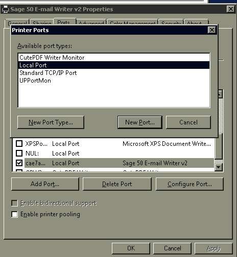 Printer Ports
