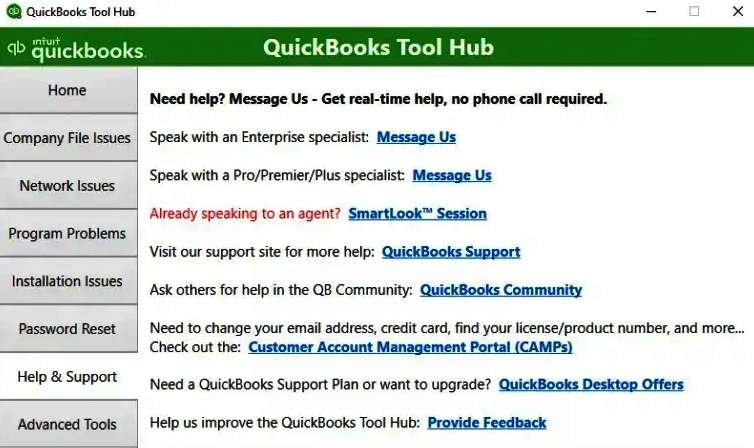 QuickBooks Tool Hub Assistance & Encouragement