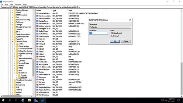 Remote Desktop Registry