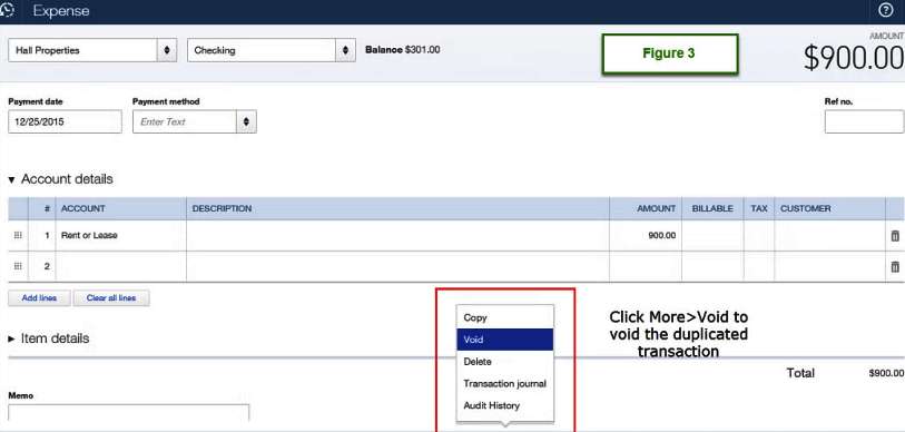 duplicate transaction