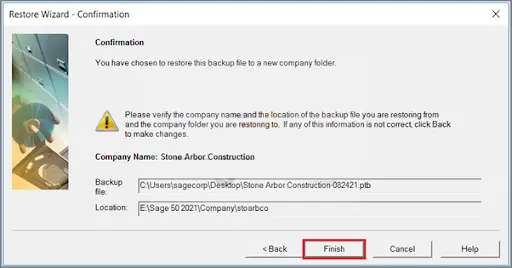 restoration procedure