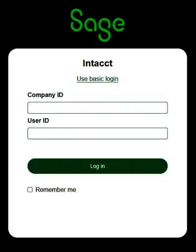simple sage intacct login
